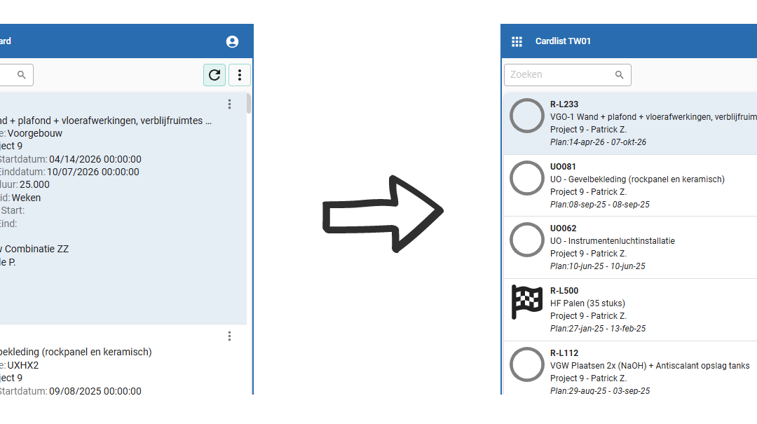 TWeak 1 – HTML Card Lists