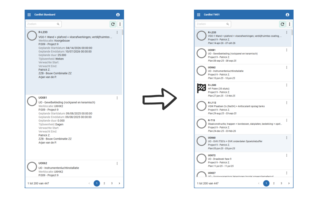TWeak 1 – HTML Card Lists